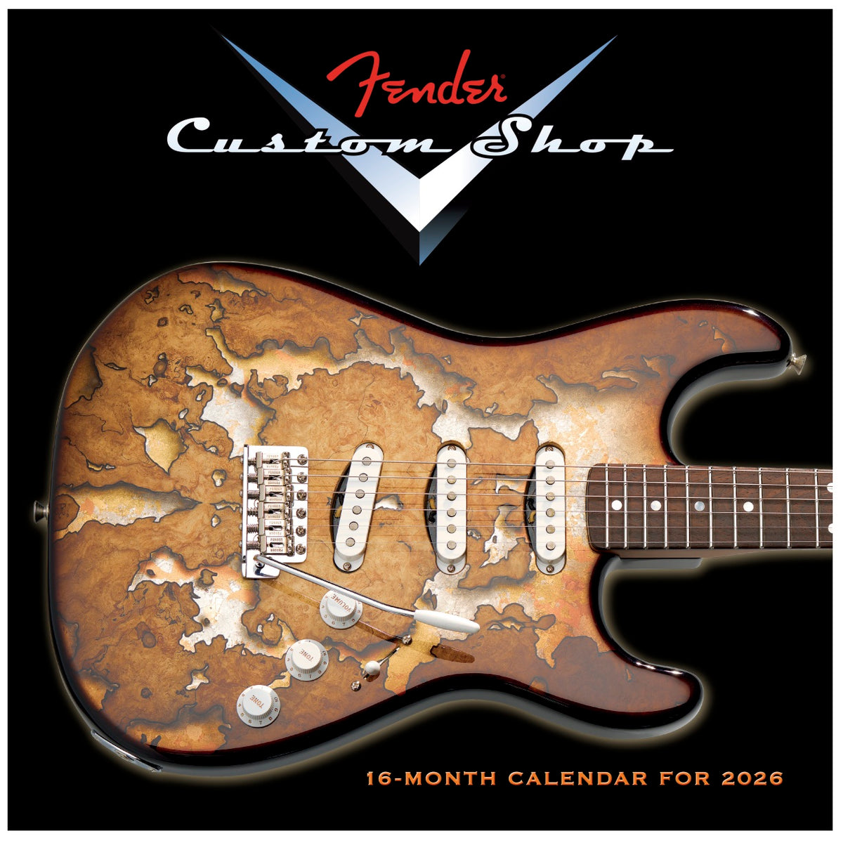 Fender Custom Shop Calendar - 2026 – Ardens Music