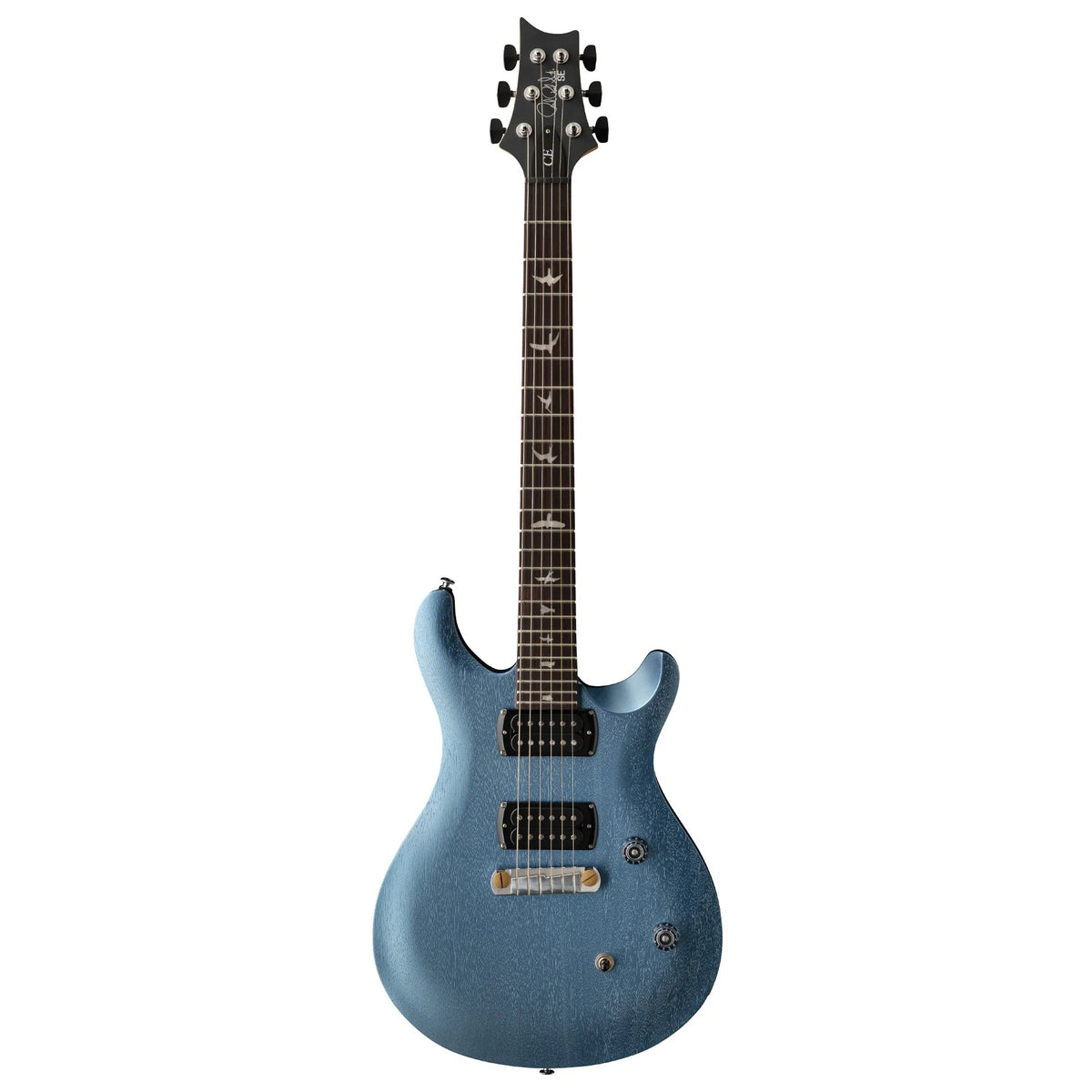 PRS SE CE24 Standard Satin Stoptail - Ice Blue Metallic w