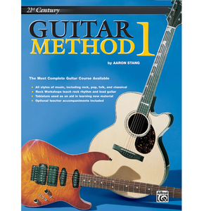 This innovative guitar method contains all styles of music including rock, pop, folk and classical. Tablature is used as an aid in learning new material, and suggested accompaniment parts enable the teacher and student to play together.