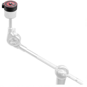 The Quick Release Cymbal Lock is designed to be a very quick and easy cymbal change. Simply press the release button, and slip on or off the cymbal post. The spring-loaded release button, has high tension with inner grabber teeth so that the cymbal mount cannot be removed without manually pressing it.
