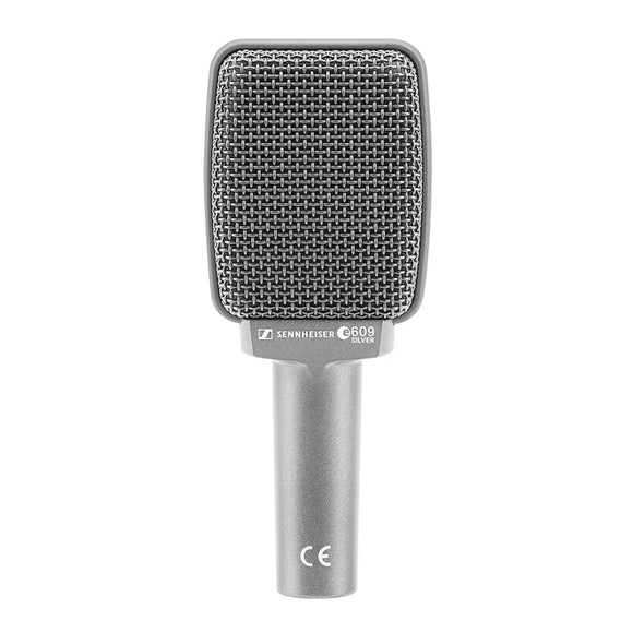Sennheiser E-609 Cardioid Instrument Microphone - Silver