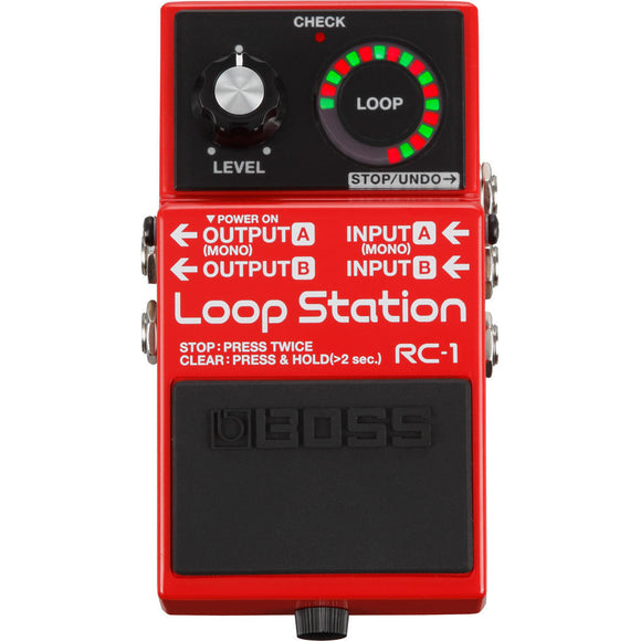 The BOSS RC-1 is the simplest and most user-friendly Loop Station ever