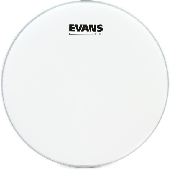 Evans™ G1™ series features a single ply of 10mil film blending a bright tone, sustain and sensitivity. The head sets the standard for an open and expressive sound. Tuned low, it produces a cavernous rumble that emphasizes the natural sound of the shell. The coated version delivers additional warmth, focus, and depth.