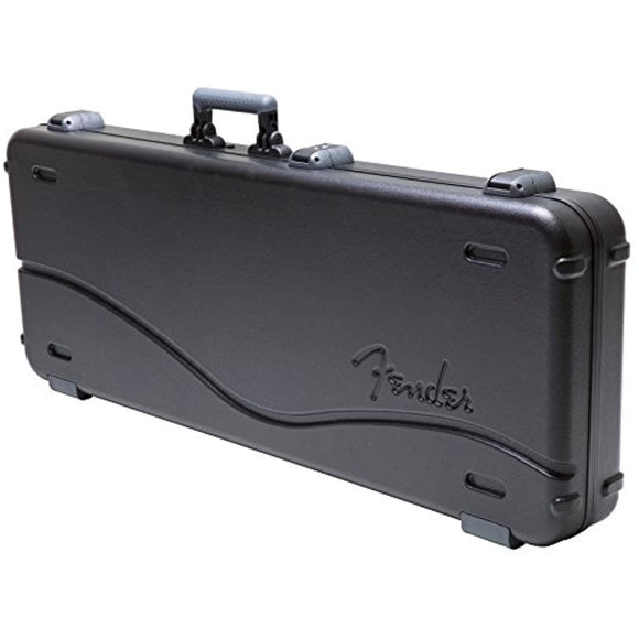 Transport and store your Jazzmaster or Jaguar guitar in style with this Fender deluxe molded case, designed specifically for your instrument. Combining advanced materials with a new nested stacking design and TSA-accepted locking center latch, this case will help your guitar arrive at its destination unharmed.