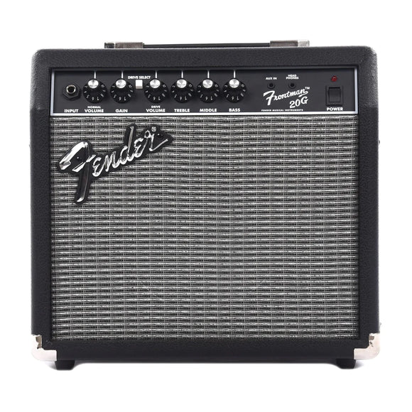 The Fender Frontman 20G brings together familiar Fender cosmetics and “best-in-class” sound quality at a great price point that fits every player’s budget.