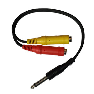 Link AA7Y 1/4" Male to 2 RCA Female Cables deliver unmatched reliability in highly cost effective products designed for live, studio and DJ applications.