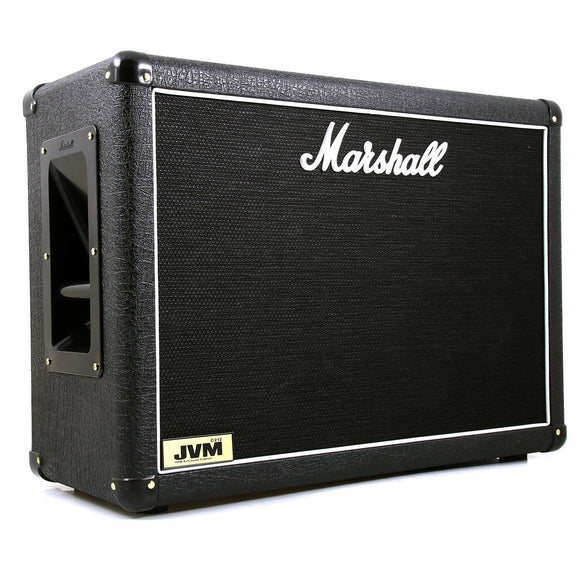 An excellent partner for any JVM combo or head. The Marshall JVMC212 is a guitar speaker cabinet designed using only the finest materials and constructed with tried and tested techniques. The JVMC212 extension cabinet can output 150W of power through its Marshall/Celestion Vintage and Heritage speakers.
