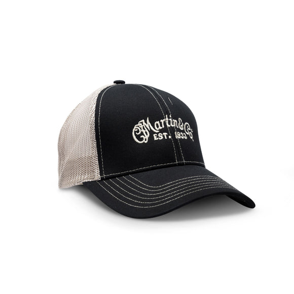 Martin Mesh Trucker Hat - Black, CFM Logo
