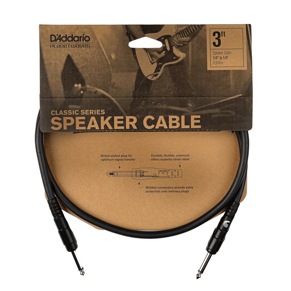 Planet Waves Classic Series Speaker Cable - 3'