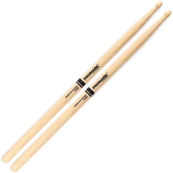 The Pro-Mark 2B Wood Tip Drum Sticks are a hefty 2B size. This makes them the go to stick for super heavy hitters