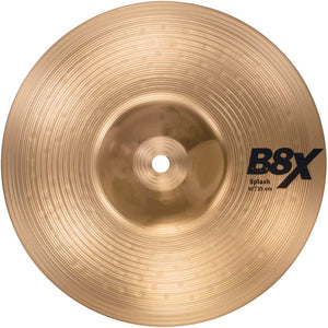 Sabian B8X 10" Splash Cymbal Extremely fast and bright with punchy, high-end cut for fast accents.