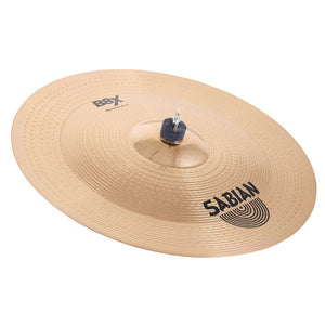 Sabian B8X 18" Chinese Cymbal  Bright bite is aggressive and edgy, with a cool, cutting rawness that is immediate and trashy.