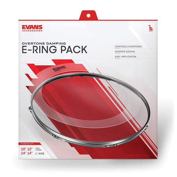 The Evans E-Ring is an easy-to use external overtone control ring which 