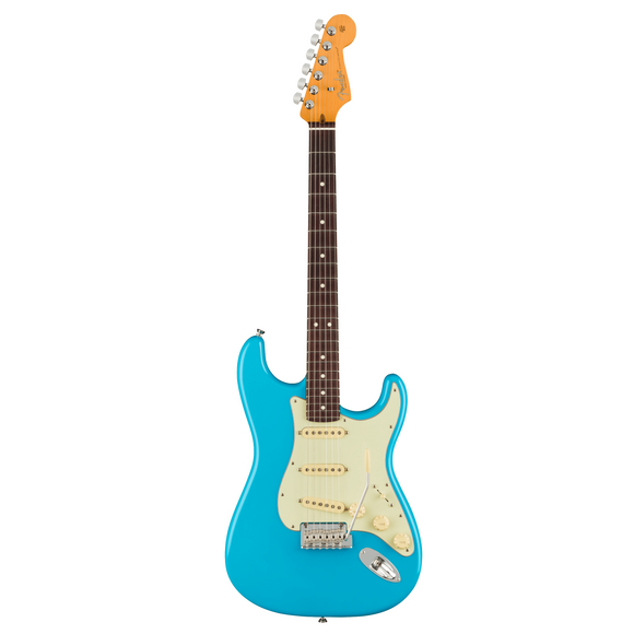 American Professional II Stratocaster - Miami Blue, Rosewood Fingerboard w/ Case