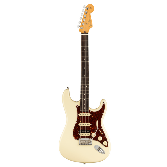 American Pro II Strat HSS - Olympic White Rosewood w/Case