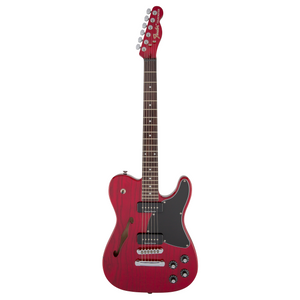 Fender Jim Adkins JA-90 Telecaster Thinline - Crimson Red Transparent, Laurel Fingerboard