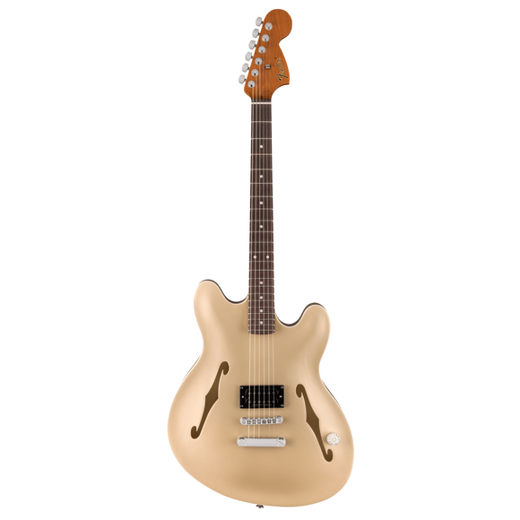 Fender Tom DeLonge Starcaster - Satin Shoreline Gold, Rosewood Fingerboard