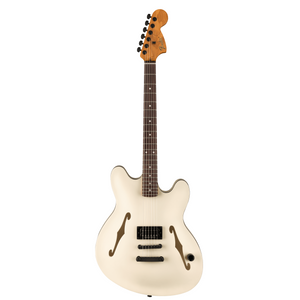 Fender Tom DeLonge Starcaster - Satin Olympic White, Rosewood Fingerboard