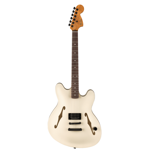 Fender Tom DeLonge Starcaster - Satin Olympic White, Rosewood Fingerboard