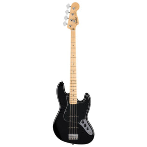 Fender Standard Jazz Bass Guitar - Black with Maple Fingerboard