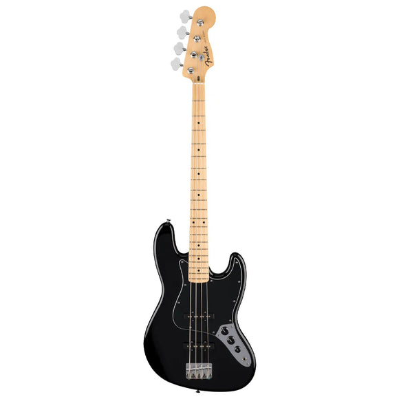 Fender Standard Jazz Bass Guitar - Black with Maple Fingerboard