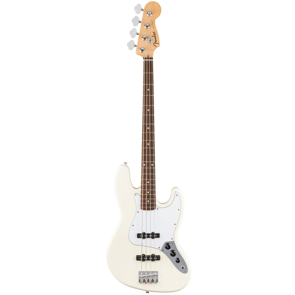 Fender Standard Jazz Bass - Olympic White, Laurel Fingerboard