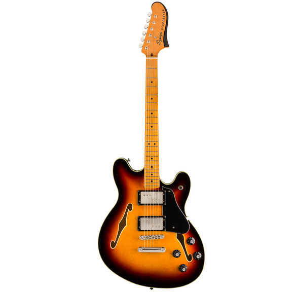 Squier Classic Vibe Starcaster Electric Guitar - 3 Tone Sunburst With Maple Fingerboard