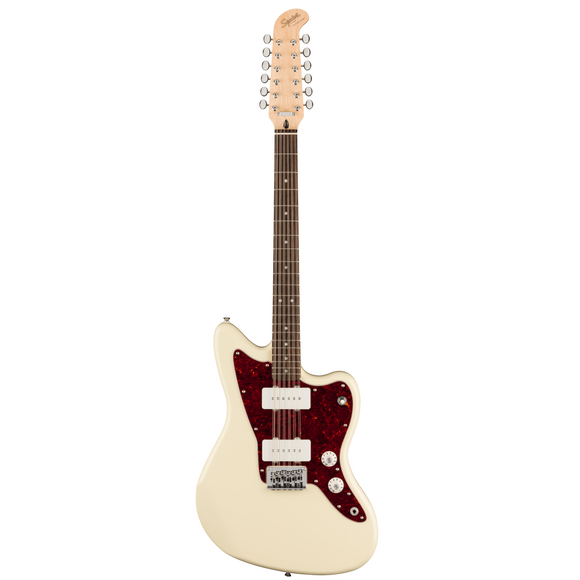 Squier Paranormal Jazzmaster XII Electric Guitar - Olympic White