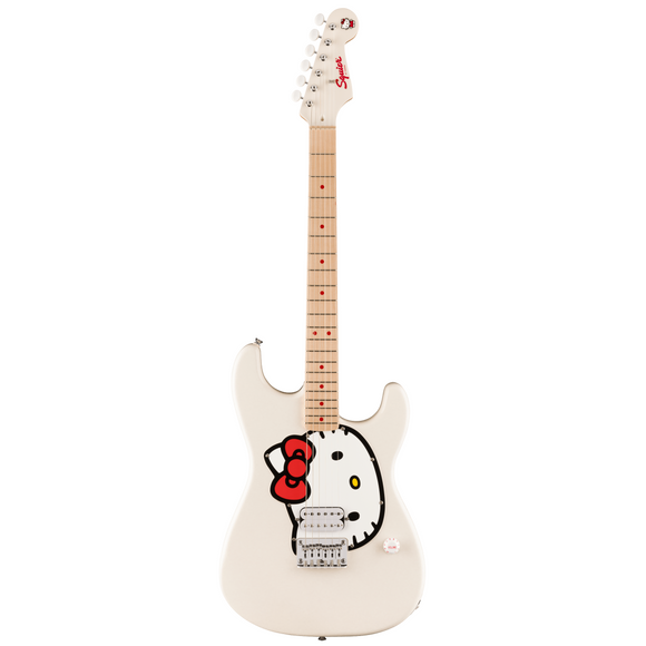 Squier X Hello Kitty Strat - White w/Case