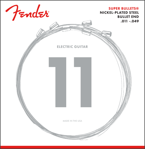 Fender Super Bullet Electric Guitar Strings, 11-49