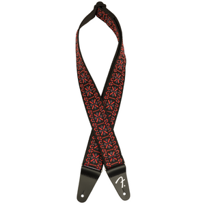 Fender Pasadena Guitar Strap - Lattice Red