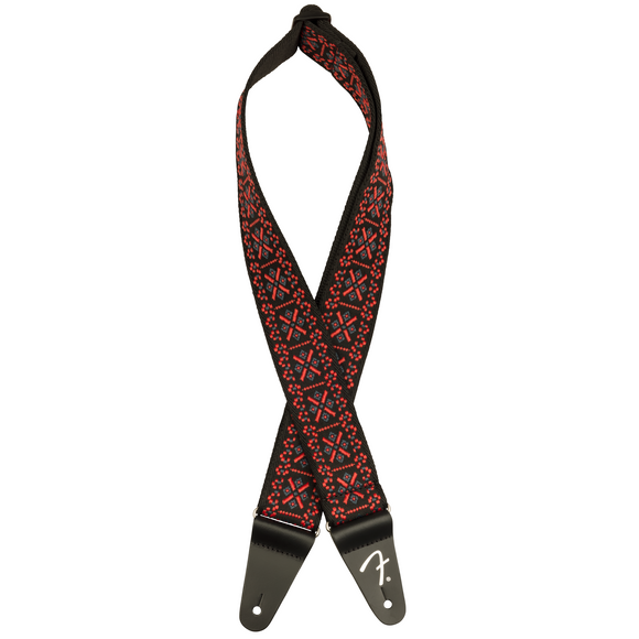 Fender Pasadena Guitar Strap - Lattice Red