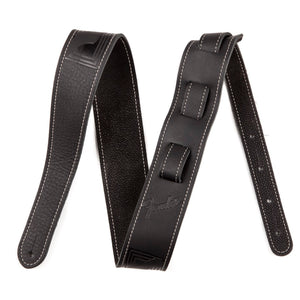 Fender Monogram Leather Strap - Black