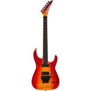 Jackson Pro Plus Series Dinky DKAQ Electric Guitar - Ebony Fingerboard, Firestorm