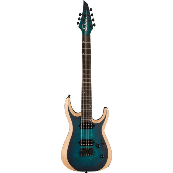 Jackson Pro Plus Series DK Modern MDK7P HT Electric Guitar - Ebony Fingerboard, Chlorine Burst