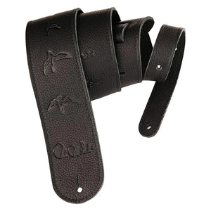 PRS Leather Birds Guitar Strap - Black