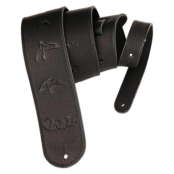 PRS Leather Birds Guitar Strap - Black