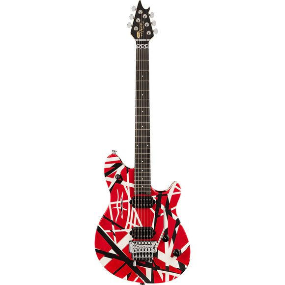 EVH Wolfgang Special Striped Series - Red, Black & White