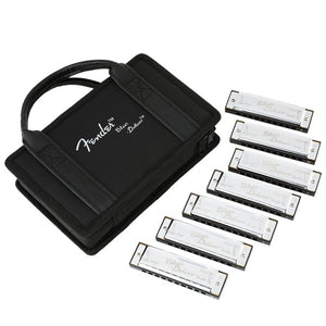 Fender Blues Deluxe Harmonicas - 7 Pack