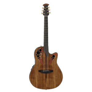 Ovation Celebrity Elite Plus Mid-Depth Cutaway - Figured Koa