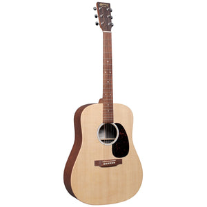 With its built-in Fishman electronics, and the player-favorite High Performance neck taper, the Martin D-X2E acoustic-electric guitar is a delight to perform with. Even unplugged the sound is bold and beautiful, enhanced by scalloped X bracing underneath its sitka spruce top.