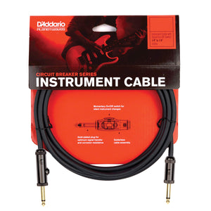 D'Addario 20' Circuit Breaker 1/4" Instrument Cable