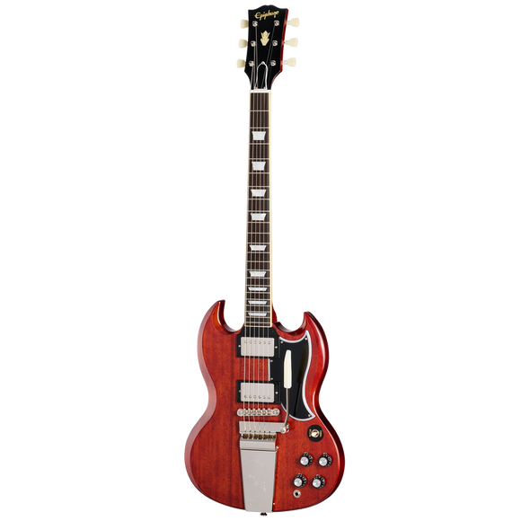 Epiphone 1964 SG Standard Reissue Electric Guitar w/Maestro Vibrola - Cherry Red