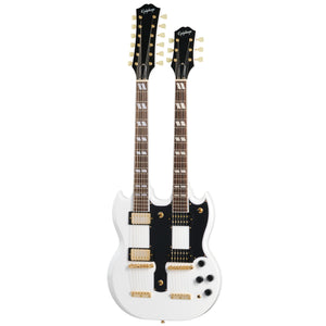 Epiphone EDS-1275 Double Neck SG - Alpine White w/ Case