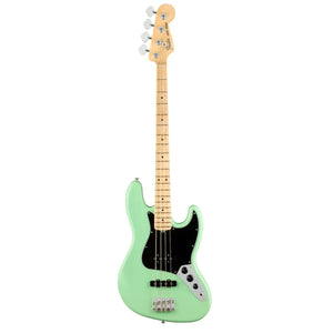 Fender American Performer Jazz Bass - Satin Surf Green, MN, w/Bag