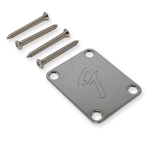 Fender F Logo Neck Plate w/ Mounting Screws