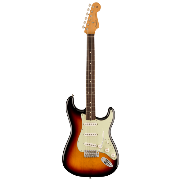 Revive the timeless sound of the '60s with the Vintera® II '60s Stratocaster® and experience the iconic looks, inspiring feel, and incomparable tone that only a Fender can deliver.