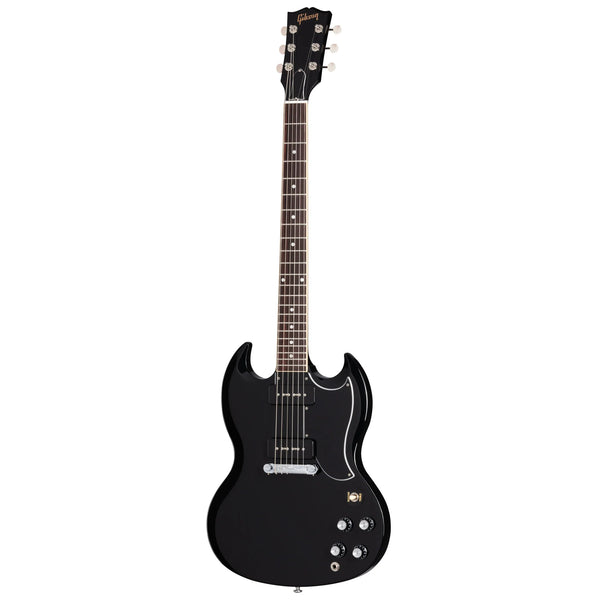 【izk】Gibson SG standard ebony、BLACK Gibson SG Standard Electric Guitar With Gigbag - Ebony