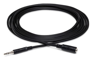 Hosa Headphone Extension Cable 3.5mm TRS (F) to 3.5mm TRS (M) - 5 foot