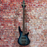 Damaged Ibanez SR400EQM Bass Guitar - Cosmic Blue Stardust
